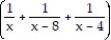 Use logarithmic differentiation to find the derivative of y. -y = x(x - 8) (x - 4) A) 1 B) x(x - 8) (x - 4) C) + + D) x(x - 8) (x - 4) (lnx + ln(x - 8) + ln(x - 4) )