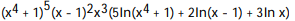 Use logarithmic differentiation to find the derivative of y. -y = A) B) C) D)