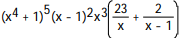 Use logarithmic differentiation to find the derivative of y. -y = A) B) C) D)