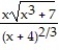 Use logarithmic differentiation to find the derivative of y. -y =   A)      B)    +   -   C)      D)     