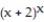 Use logarithmic differentiation to find the derivative of y with respect to the independent variable. -y =   A)    B)  x ln(x + 2)  C)      D)  ln(x + 2)  +  