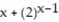 Use logarithmic differentiation to find the derivative of y with respect to the independent variable. -y =   A)    B)  x ln(x + 2)  C)      D)  ln(x + 2)  +  
