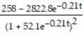 Solve the problem. -The number of employees of a company, N(t) , who have heard a rumor t days after the rumor is started is given by the logistic equation What is the rate of change N'(t) ? A) N'(t) = B) N'(t) = C) N'(t) = D) N'(t) =