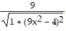 Find the derivative of y with respect to x. -y = ( 9 - 4) A) B) C) D)