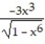 Find the derivative of y with respect to x. -y = A) B) C) D)