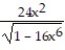 Find the derivative of y with respect to x. -y = 2 ( 4 ) A) B) C) D)