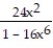 Find the derivative of y with respect to x. -y = 2 ( 4 ) A) B) C) D)