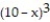 Find the formula for  /dx.  -f(x)  =   A)  10 -   B)  -3(   C)    D)  -  