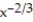 Find the formula for  /dx.  -f(x)  =   A)      B)    C)    D)     