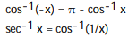 Write the word or phrase that best completes each statement or answers the question. Provide an appropriate response. -Derive the identity   (-x) = π -   x by combining the following two equations:    