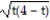 Determine whether the function satisfies the hypotheses of the Mean Value Theorem for the given interval. -s(t) =   ,  