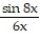 Use l'Hopital's Rule to evaluate the limit. -    A)  1 B)  0 C)  4/3 D)  1/6