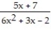 Use l'Hopital's Rule to evaluate the limit. -    A)  5/6 B)  0 C)  1 D)  5/12