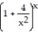  Find the limit. -    A)  1 B)   \infty  C)  4 D)  0 