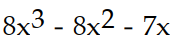 Find an antiderivative of the given function.  -24   - 16x - 8 A)     B)     C)     D)    