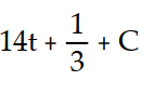 Find the most general antiderivative.       -  dt A)     B)     C)     D)    