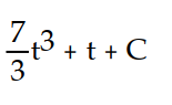 Find the most general antiderivative.       -  dt A)     B)     C)     D)    
