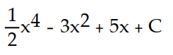 Find the most general antiderivative.       -  dx A)     B)     C)     D)    
