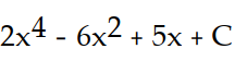 Find the most general antiderivative.       -  dx A)     B)     C)     D)    