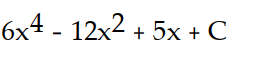 Find the most general antiderivative.       -  dx A)     B)     C)     D)    