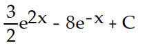 Find the most general antiderivative.       -  dx A)     B)     C)     D)    