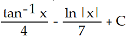 Find the most general antiderivative.       -  dx A)     B)     C)     D)    