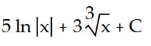Determine the indefinite integral. Check your work by differentiation. -  dx A)     B)     C)     D)    
