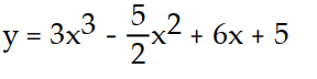 Solve the initial value problem.  -  = 9;   (0)  = -5,   (0)  = 6, y(0)  = 5 A)     B)     C)  y = 5 D)    