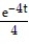 Find the general solution of the differential equation. Use C, C1, C2, . . . to denote arbitrary constants. If used, do not simplify hyperbolic functions. -y'(t)  = 3 +   A)  y = 3t -   + C B)  y = 3t +   + C C)  y = -4   + C D)  y = 3 -   + C