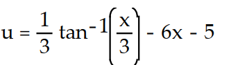 Solve the initial value problem. -u'(x)  =   - 6, u(0)  = 5 A)     B)     C)     D)    