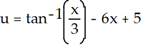 Solve the initial value problem. -u'(x)  =   - 6, u(0)  = 5 A)     B)     C)     D)    