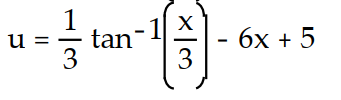 Solve the initial value problem. -u'(x)  =   - 6, u(0)  = 5 A)     B)     C)     D)    