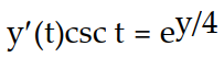 Find the general solution of the equation. Express the solution explicitly as a function of the independent variable.    -  A)     B)     C)     D)    