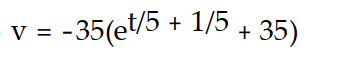 <strong>Solve the initial value problem. - (t)+ = 7, v(-1) = 0</strong> A) B) C) D)