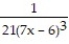 Choose the one alternative that best completes the statement or answers the question. Evaluate the integral -  A)    + C B)  -   + C C)  -   + C D)    + C