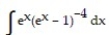 Choose the one alternative that best completes the statement or answers the question. Evaluate the integral -  A)    + C B) -   + C C)    + C D)  -   + C