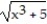 Solve the problem. -Consider the region R bounded by the graph of f(x)  =   on the interval [0, 3]. Find the volume of the solid formed when R is revolved about the x-axis. A)    + 15 B)    C)    D)   