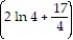  Solve the problem. -Consider the region R bounded by the graph of f(x)  =   on the interval [0, 3]. Find the volume of the solid formed when R is revolved about the y-axis. A)    \pi   B)  2 \pi    C)  \pi    D)  2 \pi   