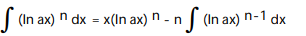 <strong>Use integration by parts to establish a reduction formula for the integral. - </strong> A) B) C) D)