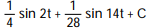 Evaluate the integral. -  A)   B)   C)    D)  