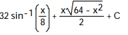 Integrate the function. -  A)   B)    C)    D)  