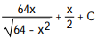 Integrate the function. -  A)   B)    C)    D)  