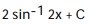 Integrate the function. -  A)   B)   C)   D)  