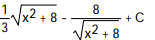 Integrate the function. -  dx A)   B)   C)   D)  