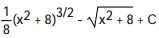Integrate the function. -  dx A)   B)   C)   D)  