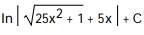 Integrate the function. -  A)   B)    C)   D)  