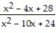 Give the appropriate form of the partial fraction decomposition. -  A)    +   B)  1 +   +   C)    +   D)  1 +   +  