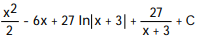 Express the integrand as a sum of partial fractions and evaluate the integral. -  A)   B)    C)   D)  
