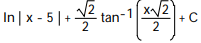 Express the integrand as a sum of partial fractions and evaluate the integral. -  A)   B)   C)   D)  