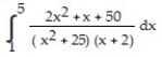 Express the integrand as a sum of partial fractions and evaluate the integral. -  A)  1.43 B)  3.52 C)  1.76 D)  0.88
